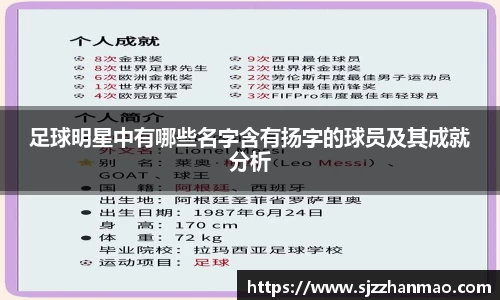 足球明星中有哪些名字含有扬字的球员及其成就分析